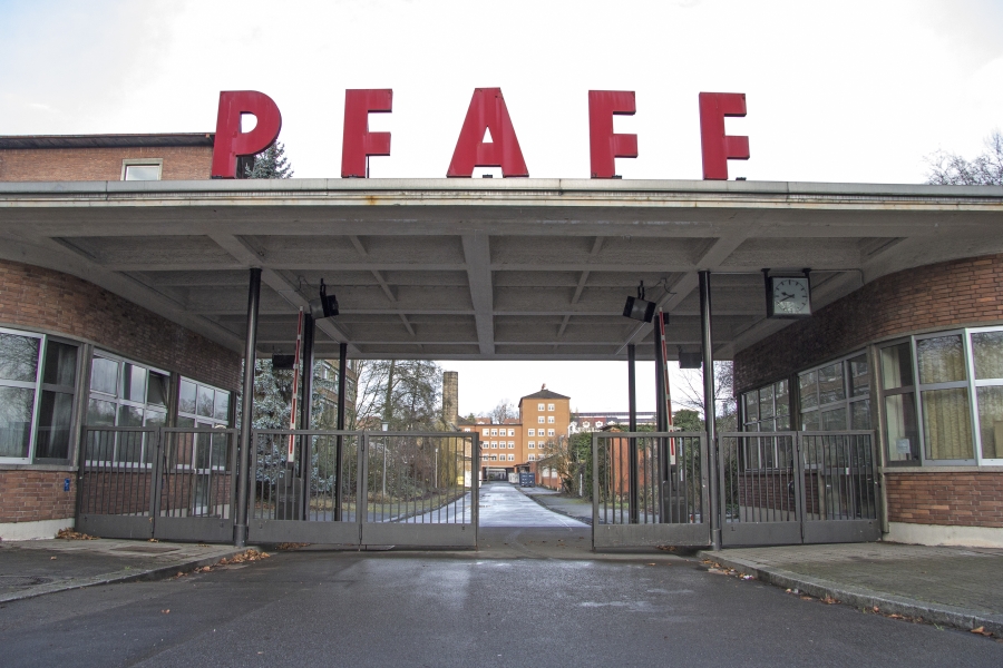 PFAFF-Gelände - der Anfang ist gemach
